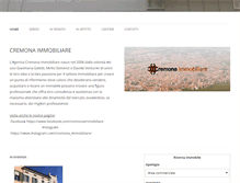 Tablet Screenshot of cremonaimmobiliare.net